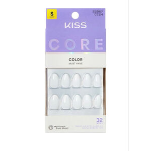New Women's KISS Short White Press-On Nails